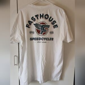 Fasthouse White Graphic Men's Shirt XXL